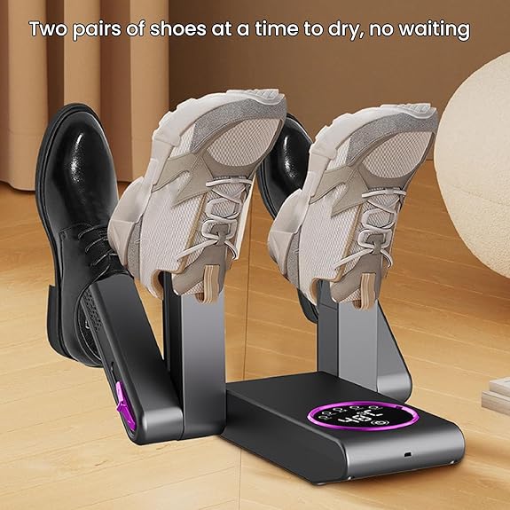 Elektrisk skotork med timer – Dubbelarmsdesign Elektrisk skotork med timer – Dubbelarmsdesign